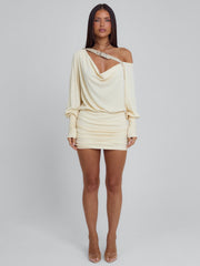 Azari Mini Dress Cream