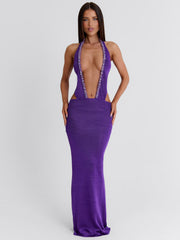 Iriss Maxi Dress Purple