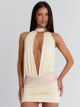 MILANIAN MINI DRESS CREAM