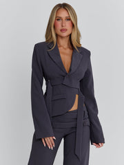 RIVERIA BLAZER CHARCOAL