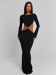 TOVA MAXI DRESS BLACK
