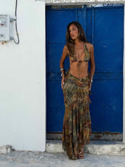 CASI MAXI DRESS SAFARIA