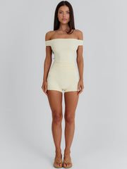 Mina Playsuit Cream