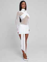 Olyra Mini Dress White